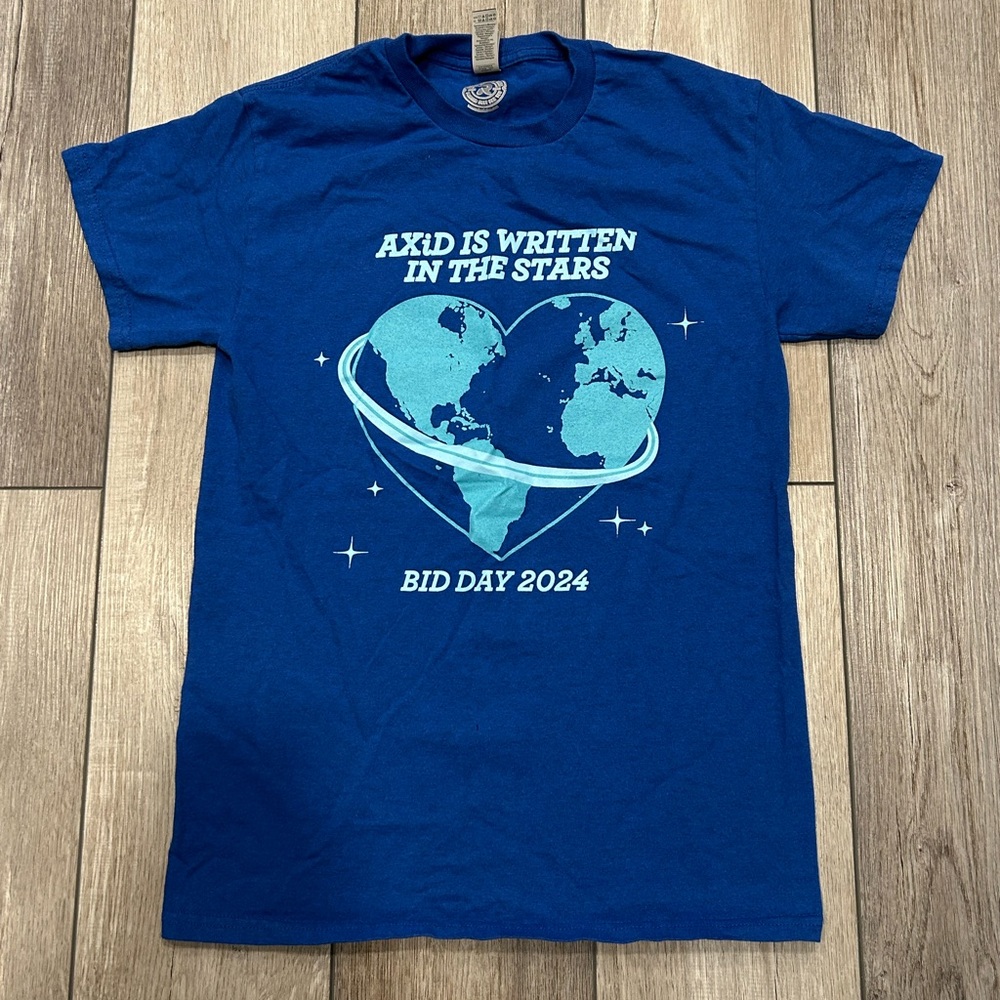 Blue Alpha Xi Delta t-shirt